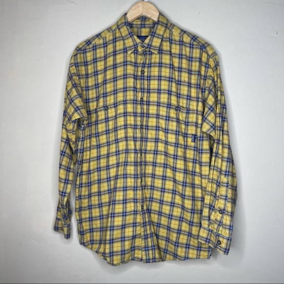 Patagonia Other - Patagonia Mens Yellow Organic Cotton Long Sleeve